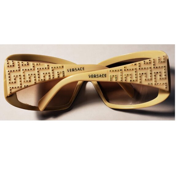 VERSACE Made in Italy Sunglasses with Case Brown/Beige main image 5